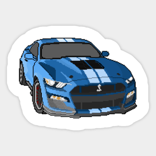 Ford Mustang Shelby GT500 | Pixel art Sticker